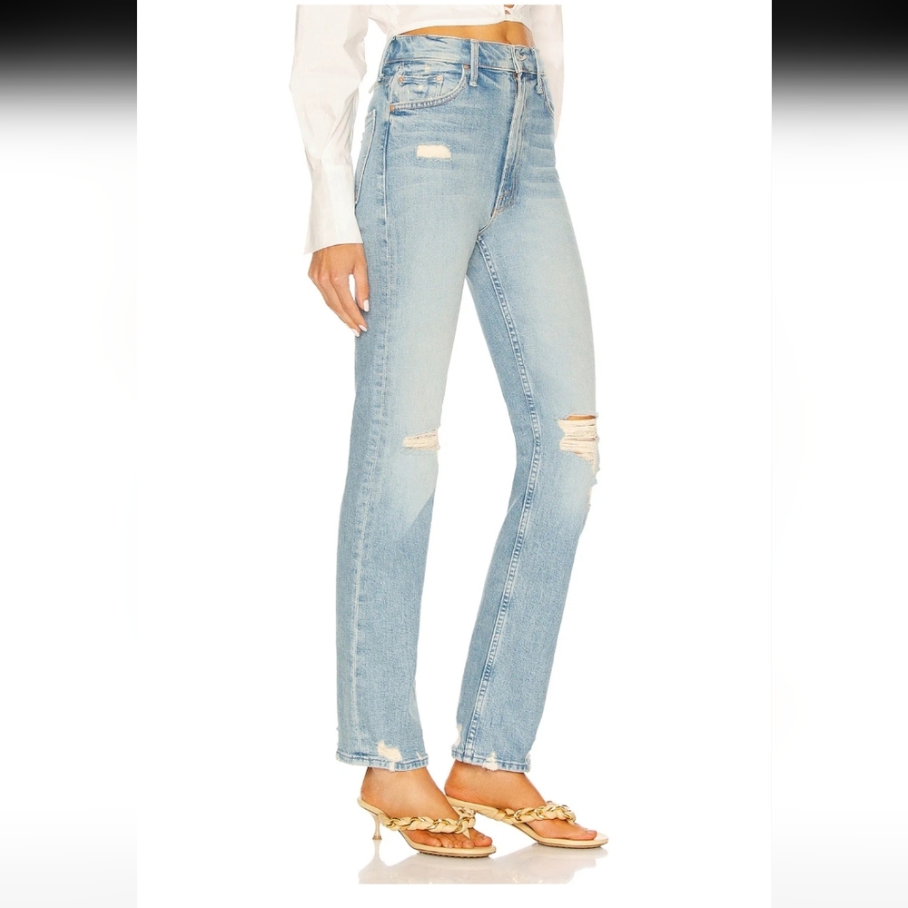 Mother superior high waisted rider skimp jeans